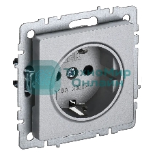 Розетка с з/к без з/ш IEK BRITE 16А РС11-1-0-БрЧ черный