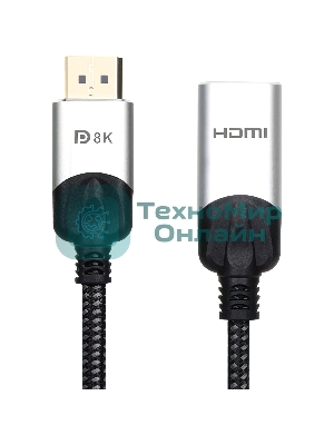 Адаптер DisplayPort(M) ---> HDMI(F) 0.15m 8K@60Hz VCOM