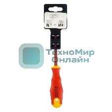 Отвертка диэлектрическая Сибртех PH1 х 80 мм, до 1000 В, двухкомпонентная рукоятка