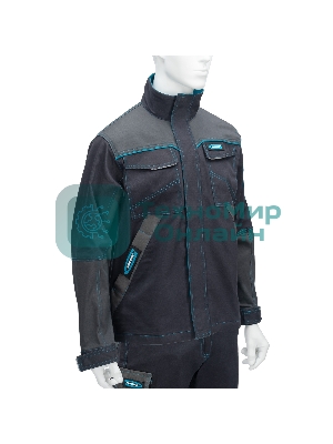 Куртка профессиональная рабочая, 97% хлопок 3% спандекс, XL Gross