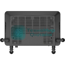 Двухдиапазонный Wi-Fi 6 маршрутизатор AX1500, 1x1000Base-T WAN, 3x1000Base-T LAN, 4 внешние антенны 5 dBi