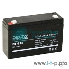 Батарея для ИБП Delta DTM 612 (6V, 12Ah)
