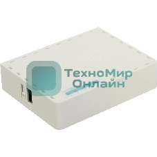 Роутер MikroTik RB750Gr3 hEX (RouterOS L4) with power supply and case 5 port 10/100/1000 гигабитный высокопроизводительный Ethernet