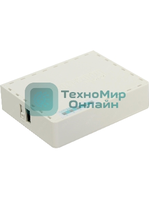 Роутер MikroTik RB750Gr3 hEX (RouterOS L4) with power supply and case 5 port 10/100/1000 гигабитный высокопроизводительный Ethernet