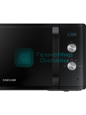 Микроволновая печь Samsung MS23K3614AK черный, 23 л, 800 Вт, переключатели - поворотный механизм