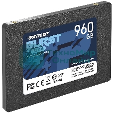 Накопитель SSD Patriot Burst Elite, 960Gb, SATA, 2.5