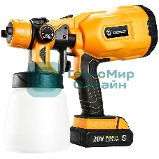 Краскопульт электрический Deko DKSG20K2 120Вт бак:800мл 100-200мл/мин