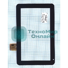 Сенсорное стекло (тачскрин) для Dns Air Tab E101. черное