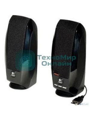 Акустическая система Logitech S150 980-000029 Колонки2.0, 2x0,6W, 90 Гц - 20 кГц, OEM