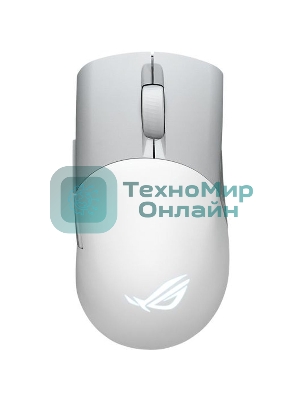 Мышь беспроводная/проводная ASUS ROG Keris Wireless AimPoint белый, 36000 dpi, радиоканал, Bluetooth, USB, кнопки - 5