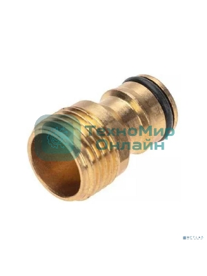 Адаптер латунный 1/2дюйм внешняя резьба ЧЕТЫРЕ СЕЗОНА 62-0276