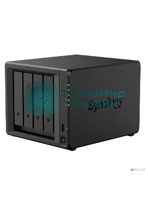 Сетевое хранилище Synology DiskStation DS925+ черный (AMD Ryzen V1500B/4Gb/4 pcs (3.5