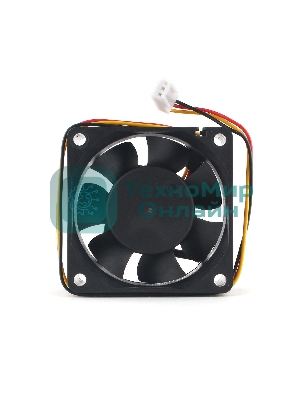Вентилятор для корпуса Gembird черный, 60 мм, 4000 об/мин, 25 дБ, 3 pin
