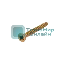 Саморез универсальный Kranz 3х30, желтый цинк, короб (200 шт./уп.)