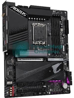Материнская плата Gigabyte Z790 AORUS ELITE AX, LGA 1700, Intel Z790, 4xDDR5, 6xSATA, 4xM.2, 1xPCI-E 5.0 x16, 1xPCI-E 3.0 x4, 1xDP, 1xHDMI, 1x 2.5Gb LAN, 2xUSB-A 2.0, 3xUSB-A 3.2 Gen 1, 2xUSB-A 3.2 Gen 2, 1xUSB-C 3.2 Gen 2x2, 7.1, ATX