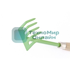 Грабли 5-зубые Palisad, 90х330 мм, стальные, деревянная рукоятка