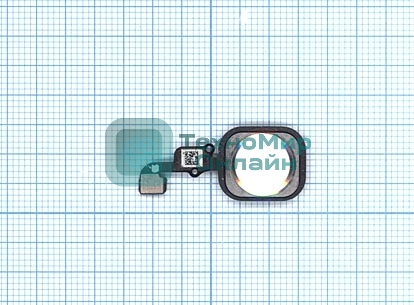 Кнопка HOME в сборе с механизмом и шлейфом для iPhone 6S/6S Plus белый