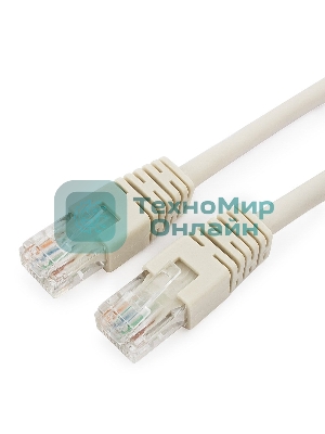 Патч-корд UTP Cablexpert PP6U-2M cat.6, 2м, литой, многожильный, серый