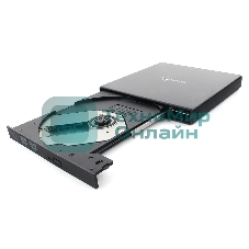 Оптический привод внешний с интерфейсом USB Gembird DVD-USB-02 пластик, черный