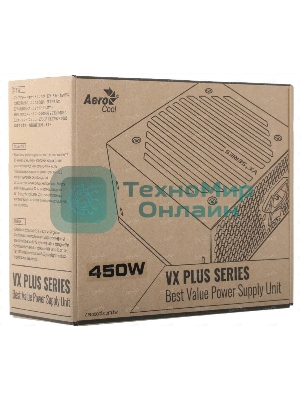Блок питания Aerocool/Formula VX-450 PLUS, 450Вт, 120мм, черный