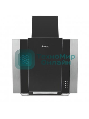 Вытяжка наклонная Gefest ВО 3603 Д3А черный/серебристый, 60 см, 550 куб. м/ч, 76 дБ