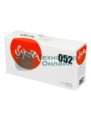 Картридж лазерный Sakura CRG052 для Canon i-SENSYS LBP212/214/215, i-SENSYS MF421/426/428/429, черный, 3 100 к.