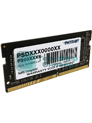 Оперативная память Patriot Signature, DDR4, 8GB (1x8 GB), 3200 MHz, CL22, SO-DIMM