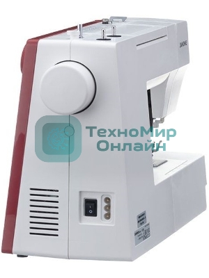Швейная машина Janome 1522RD 25 операции, петля автомат, верт. челнок, нитевдеватель, мягкий, подарочный набор (шпульки, ножницы, сантиметровая лента, игольница)