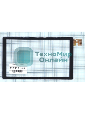 Сенсорное стекло (тачскрин) для DNS AirTab E73. черное