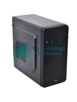 Компьютерный корпус Aerocool/Formula Qs-180 черный без БП mATX 1x80мм 2xUSB 2.0 1xUSB 3.0 audio