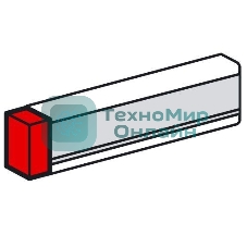 Заглушка 100х50мм METRA Leg 638035