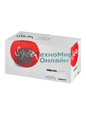 Картридж лазерный Sakura 106R04349 для Xerox, черный, 6000 к.