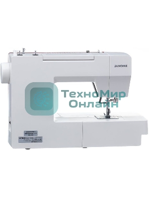 Швейная машина Janome 1522RD 25 операции, петля автомат, верт. челнок, нитевдеватель, мягкий, подарочный набор (шпульки, ножницы, сантиметровая лента, игольница)