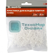 Крестики Matrix, 1,0 мм, для кладки плитки, 200 шт.