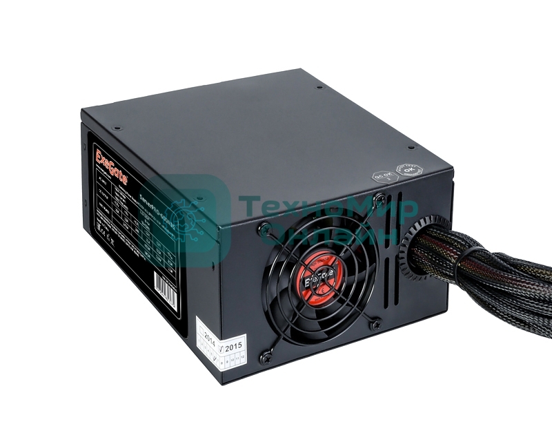Блок питания серверный 600W ExeGate (RM-600ADS) APFC,2х8см fan, 20+4pin/(4+4)pin, 2xPCI-E, 9xSATA