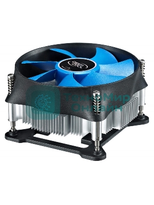 Кулер для процессора DEEPCOOL THETA 15 PWM черный/синий, 100 мм, алюминий, 2800 об/мин, 36 дБ, 4 pin, 95 Вт, 46 мм