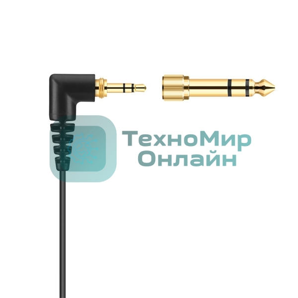 Наушники Sennheiser HD 25 накладные закрытые 16-22000Гц 1.5м отсоединяемый кабель 3.5мм/6.3мм 120дБ 70Ом