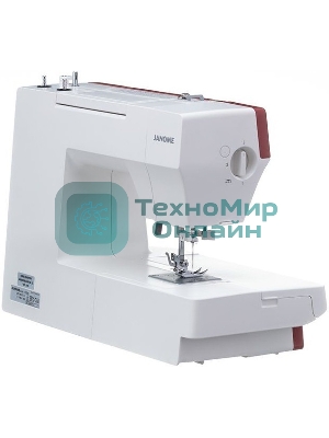 Швейная машина Janome 1522RD 25 операции, петля автомат, верт. челнок, нитевдеватель, мягкий, подарочный набор (шпульки, ножницы, сантиметровая лента, игольница)