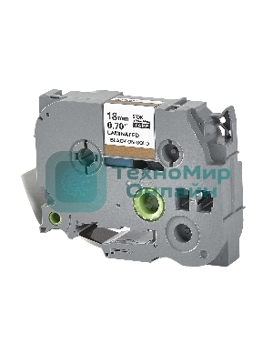 Кассета с лентой S'OK by Sakura Printing TZE841 для Brother, черный на золотом, 18мм/8м, наклейка