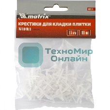 Крестики Matrix, 1,5 мм, для кладки плитки, 100 шт.