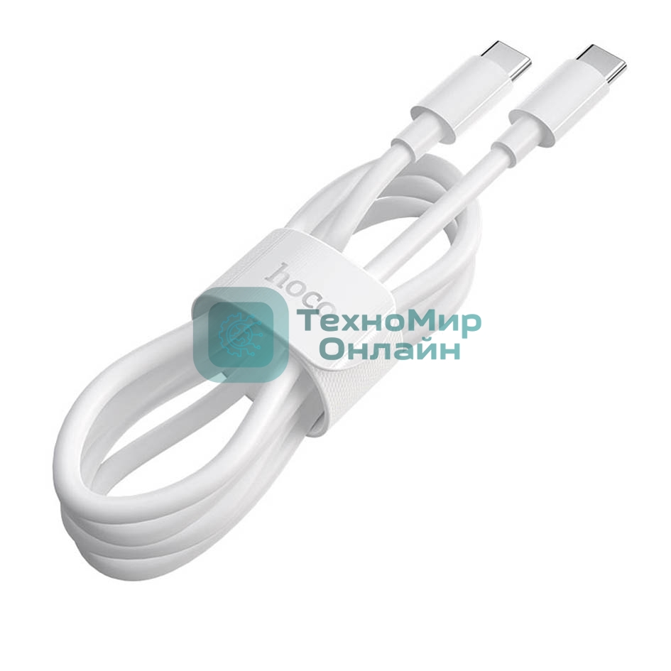 Кабель HOCO Type-C X51 High-power для Type-C, 100W, 5.0А, 2м, белый