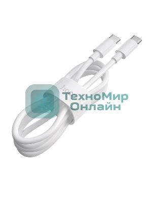 Кабель HOCO Type-C X51 High-power для Type-C, 100W, 5.0А, 2м, белый