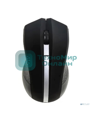Мышь беспроводная Oklick 615MW черный/серебристый, 1000 dpi, радиоканал, USB, кнопки - 3