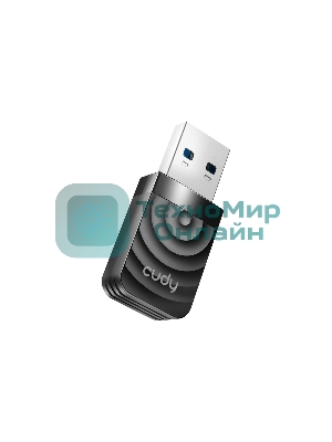 Сетевой адаптер Wi-Fi Cudy WU1300S AC1300 USB 3.0 (ант.внутр.) 1ант.