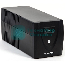 Источник бесперебойного питания RAPAN-UPS 1000 220В 1000ВА/600Вт меандр с АКБ 2х7А·ч интерактивный RAPAN-UPS 1000 power supply 220V 1000VA/600W meander with battery 2x7Ah interactive