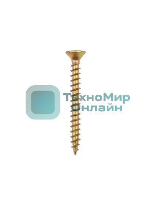 Саморез универсальный Kranz 3х30, желтый цинк, короб (200 шт./уп.)