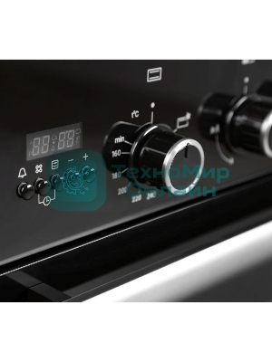 Плита газовая Gefest ПГ 6700-04 черный, конфорок 4 шт, духовка 52 л, 60 см x 85 см x 60 см