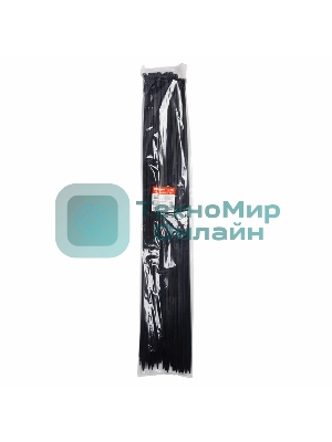 Хомут-стяжка кабельная нейлоновая Rexant 920 x9,0 мм, черная, упаковка 100 шт.