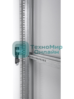 Шкаф телекоммуникационный напольный ЭКОНОМ 24U (600 × 600) дверь стекло, дверь металл