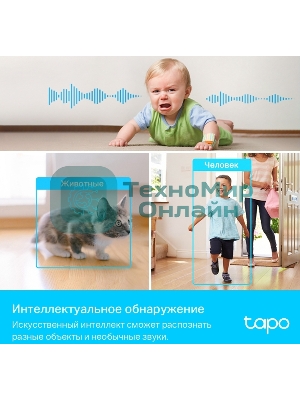 Камера видеонаблюдения умная домашняя поворотная TP-Link Tapo C225